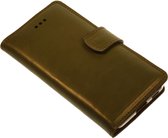 Made-NL Samsung Galaxy S21 Ultra Handgemaakte book case bruin hoesje