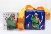 Beker (mok) Amalia inclusief set van 10 GRATIS koninklijk kaarten