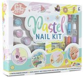 GL Pastel Nail Kit Designer Set Stylist Fashion Manicure Pedicure Glitter Polish