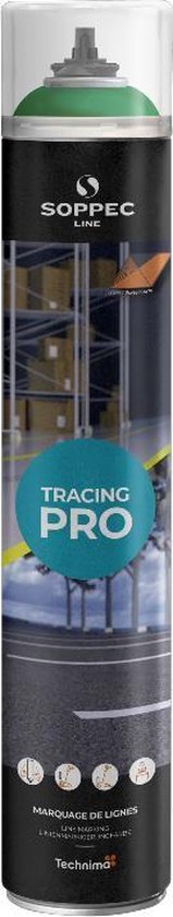 Soppec Tracing® Pro Lijnmarkering 750ml kleur groen