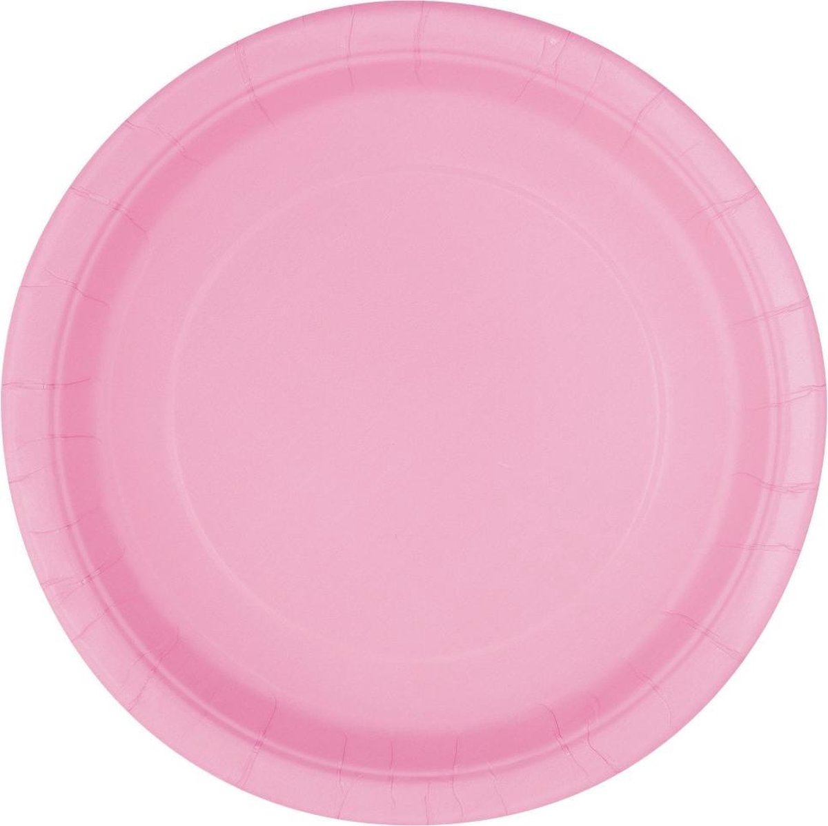 Bord 23 cm 16 stuks roze