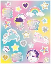 Unicorn Stickervellen 4st