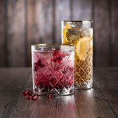 Pasabahce Timeless - Golden Touch Whiskeyglas - Set van 4 - 210 ML