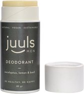 Juuls Care - Vegan Deodorant - Eucalyptus - Zonder Aluminium - 100% Natuurlijk - Halal - Papieren Koker - 60 gr