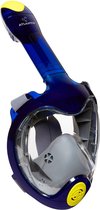 Atlantis Full Face Mask Triton - Snorkelmasker - Volwassenen - Blauw/Lime - L/XL
