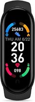 VUBIO Activity Tracker M6 Met 2 Extra GRATIS bandjes - 18 Functies ! - Hartslagmonitor, Zuurstofgehalte Meter, Temperatuurmeter En Meer! - Smart Bracelet - Smartband