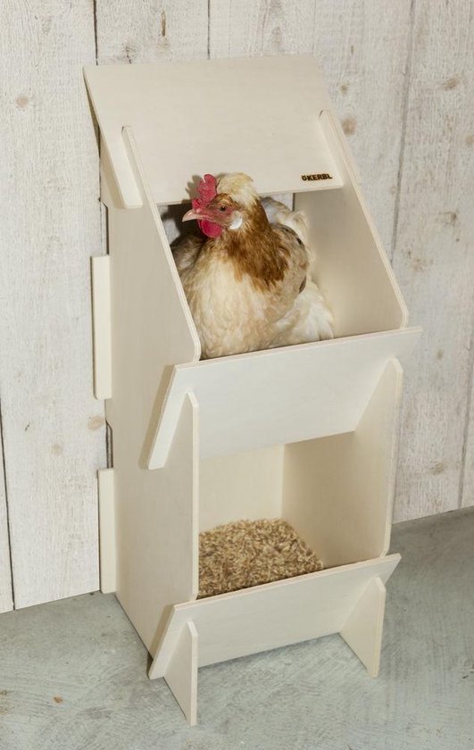 Tegenstander winkelwagen sigaret Legnest voor kippen "Hout" (83*30*35cm) - legnest kip - legbak kippen |  bol.com