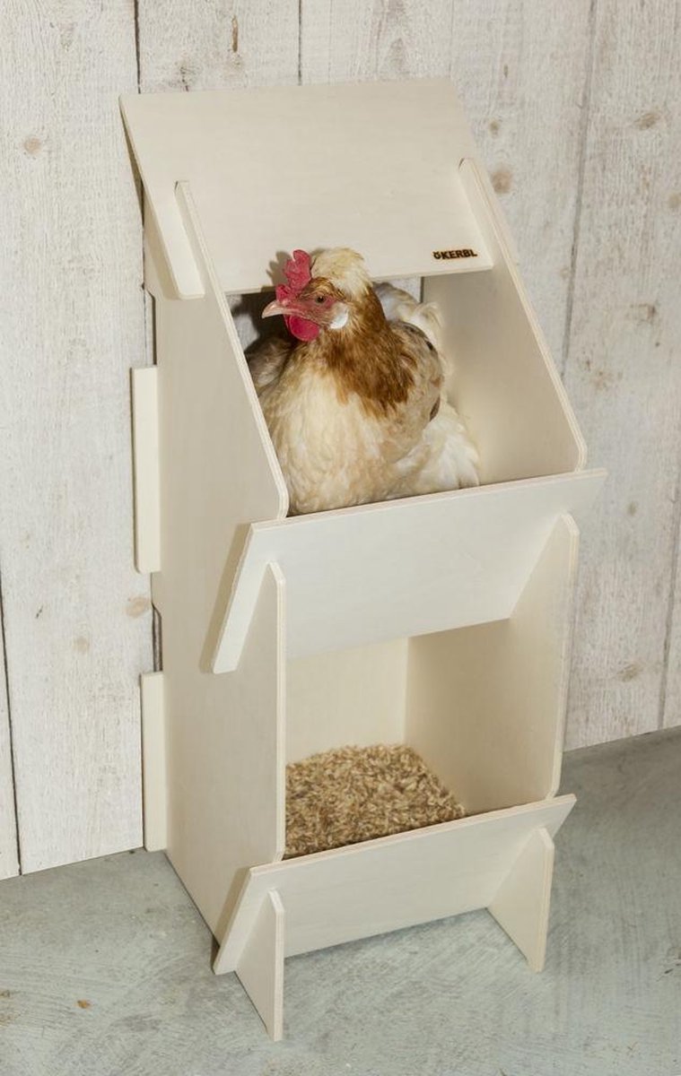 Editie Tenen Afleiden Legnest voor kippen "Hout" (83*30*35cm) - legnest kip - legbak kippen |  bol.com