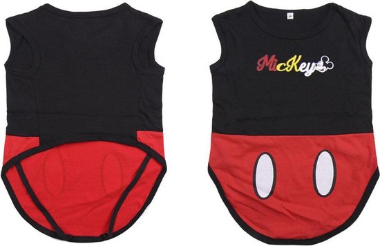 MICKEY MOUSE - Honden T-Shirt - XS (Lengte 28cm - Borst 42-50cm)