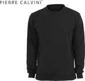 Pierre Calvini - Trui Heren - Sweater Heren - Zwart - L