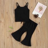 HD shop - Prachtige set topje en flared legging voor baby meisjes kleur zwart
