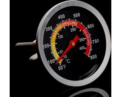Barbecue thermometer / temperatuurmeter voor bbq , smoker , rookoven, pizzaoven/ RVS Barbecue thermometer / temperatuurmeter voor bbq , smoker , rookoven, pizzaoven/ RVS