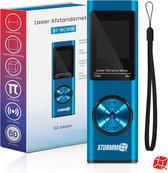 STURMM® ST-RC101B - Professionele Laser Afstandsmeter - 60 Meter Bereik - Inclusief Dataopslag - Metallic Blue