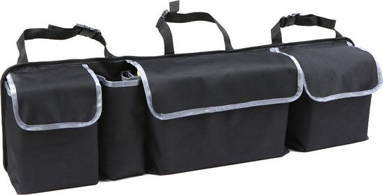 Sac de Coffre Pliable avec 2 Compartiments et 2 anses, Rangement