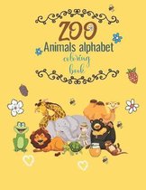 Zoo Animals Alphabet Coloring Book