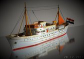 modelbouw, bouwplaat Hospitaalschip De Hoop, schaal 1/100