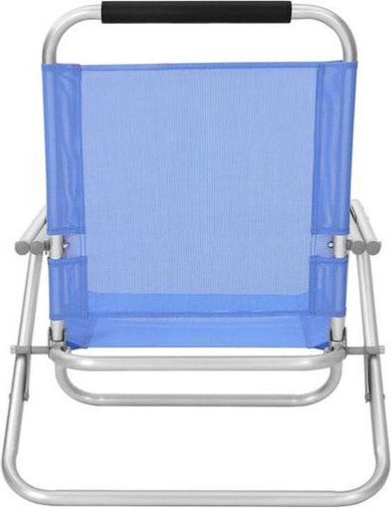 Segenn's strandstoel - draagbare klapstoel - rugleuning verstelbaar in 4  niveaus met... | bol