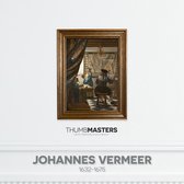 - Schilderij - De Schilderkunst Thumbmasters Klein Meesterwerk Johannes Vermeer - Multicolor - 18 X 11 Cm