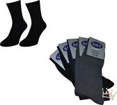 100% katoenen heren sokken - *10 paar* - Zomer sokken - Anti transpiratie - Naadloos - Grijs mix - Maat 47-50