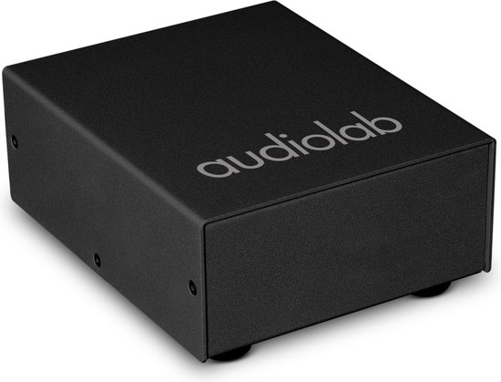 Audiolab DC-Block - Hoogwaardig Signaalonderdrukking - Ruisfilter voor Hifi-Systemen en Audiocomponenten - Zwart