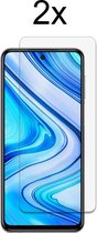 Xiaomi Redmi Note 9 Pro Screenprotector - Beschermglas Xiaomi Redmi Note 9S Screen Protector Glas - 2 stuks