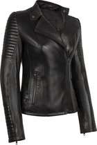 Elysée Perfecto Leren Jas - Dames Jas - Zwart - Maat L