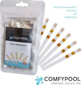 Comfypool - 3 in 1 Zwembad test strips - Chloor, pH, Alkaliniteit -  50 stuks - Zwemwater - Watertester - Zwembadonderhoud - Teststrips - Waterkwaliteit