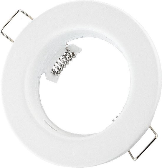 LED line Inbouwspot - Rond - GU10 Fitting - Ø 80 mm - Mat Wit