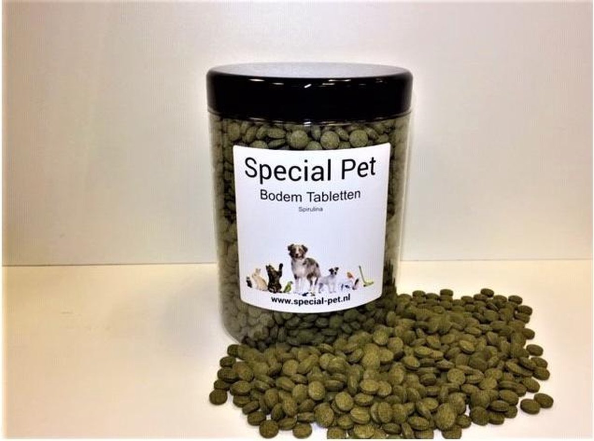 Special Pet - Bodem Tabletten - Spirulina - 1 ltr.