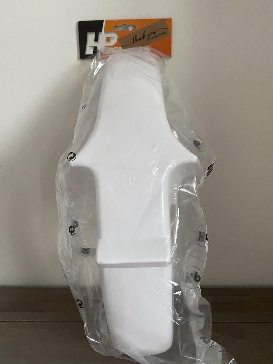 HP products racing witte voorspatbord voor Honda camino