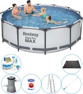 Steel Pro MAX Rond 366x100 cm - 7-delig - Zwembad Deal