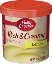Betty Crocker Rich & Creamy Frosting Lemon (16oz/454gr)