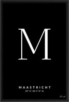 Poster Letter M Maastricht A3 - 30 x 42 cm (Exclusief Lijst)