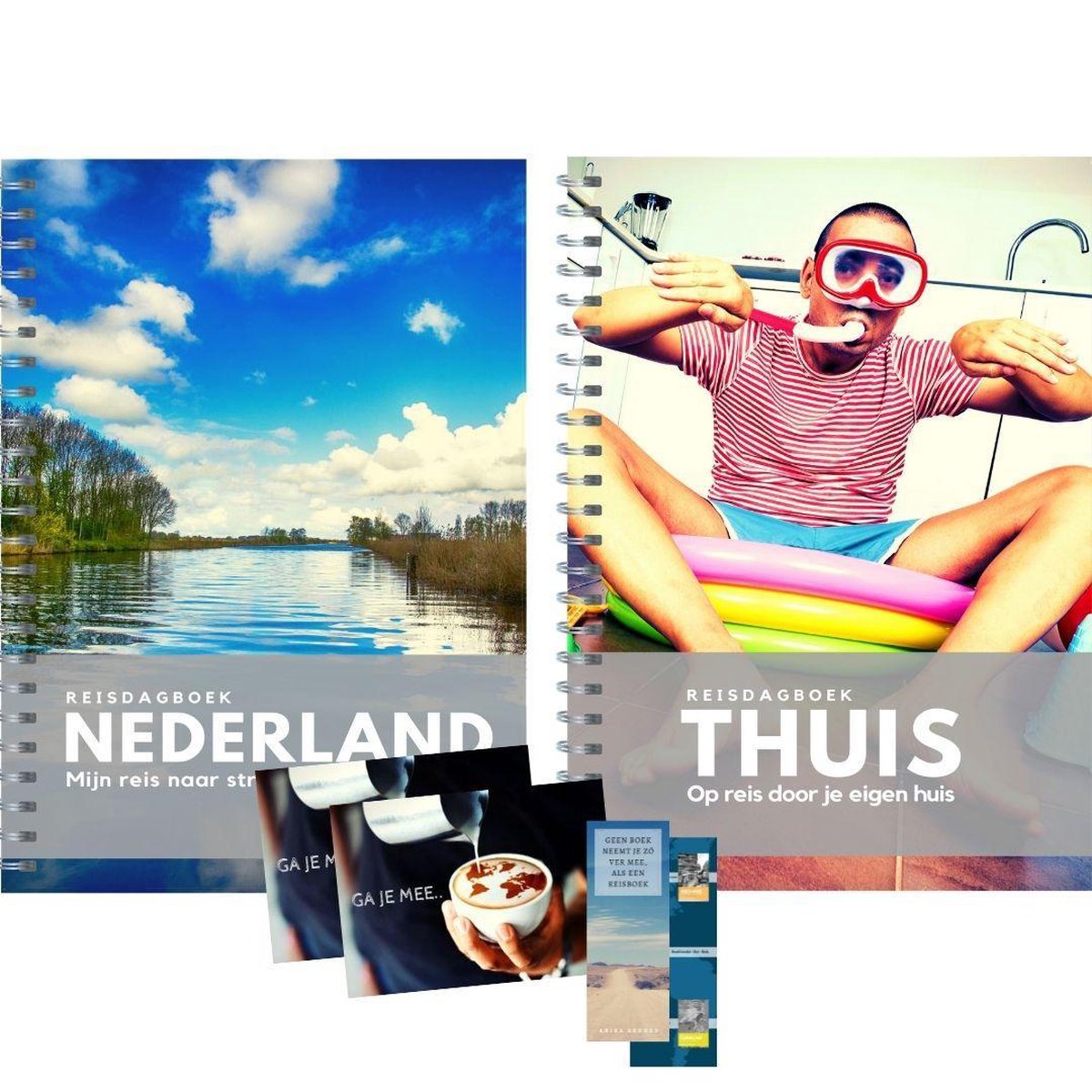 Reisdagboek volwassenen Cadeau Set Nederland