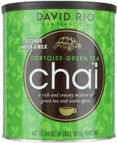 David Rio XL Tortoise green tea chai 1816 gram - Losse thee g - 100 koppen per 100 gram