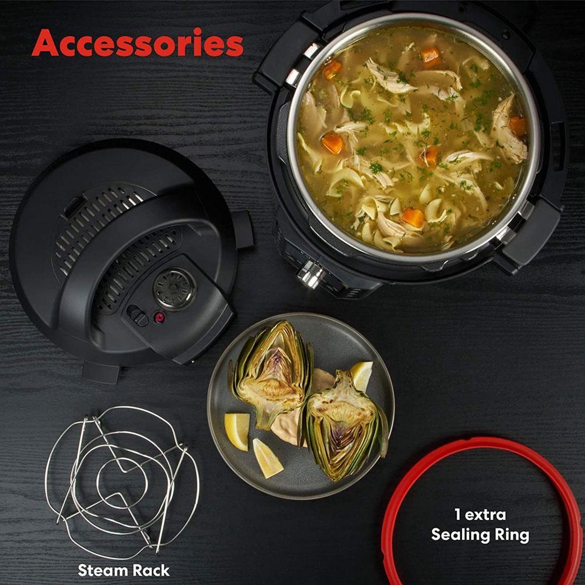 Instant Pot Pro 5,7L Multicooker - 10-in-1 Snelkookpan - Slowcooker - Sous-vide - Rijstkoker - Stomer - Premium RVS Binnenpan - 5 Programmeerbare Favorieten - Tot 6 Porties – foto 7