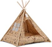 Honden Wigwam- Honden Tent - Honden Tipi - Hondenkussen - Hondenmand - Katten Huis - Perfect Peschikt voor Katten !