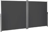 Série Segenn's Classic - Store double face extensible 160 x 600 cm (H x L) - Brise-vue - protection solaire - Certifié TÜV SÜD GS - polyester épaissi 280 g/ - Gris fumée