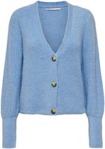 Only Vest Onlclare L/s Cardigan Knt Noos 15209307 Light Blue/w. Melange Dames Maat - XS