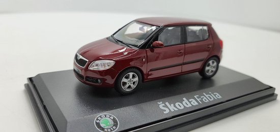 Skoda Fabia II, Schwarz, 2006, Modellauto, Abrex 1:43 : Abrex