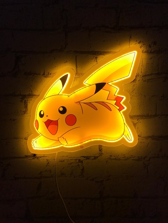 Pokémon - Applique néon Pikachu