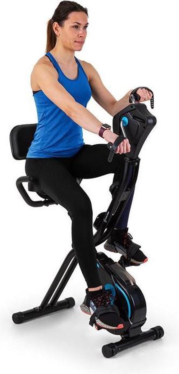 CAPITAL SPORTS Azura Full Body Comfort hometrainer - cardio bike met trainingscomputer - 7,5 kg vliegwielmassa - riemenaandrijving