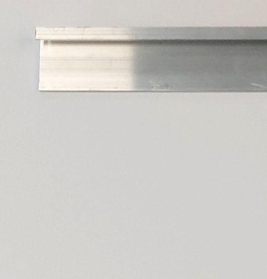Blind ophangprofiel voor panelen tot formaat 100x70cm - ophangsysteem  - schilderij - dibond - aluminium - kunststof