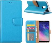 FONU Boekmodel Hoesje Samsung Galaxy A6+ 2018 (SM-A605) - Turquoise