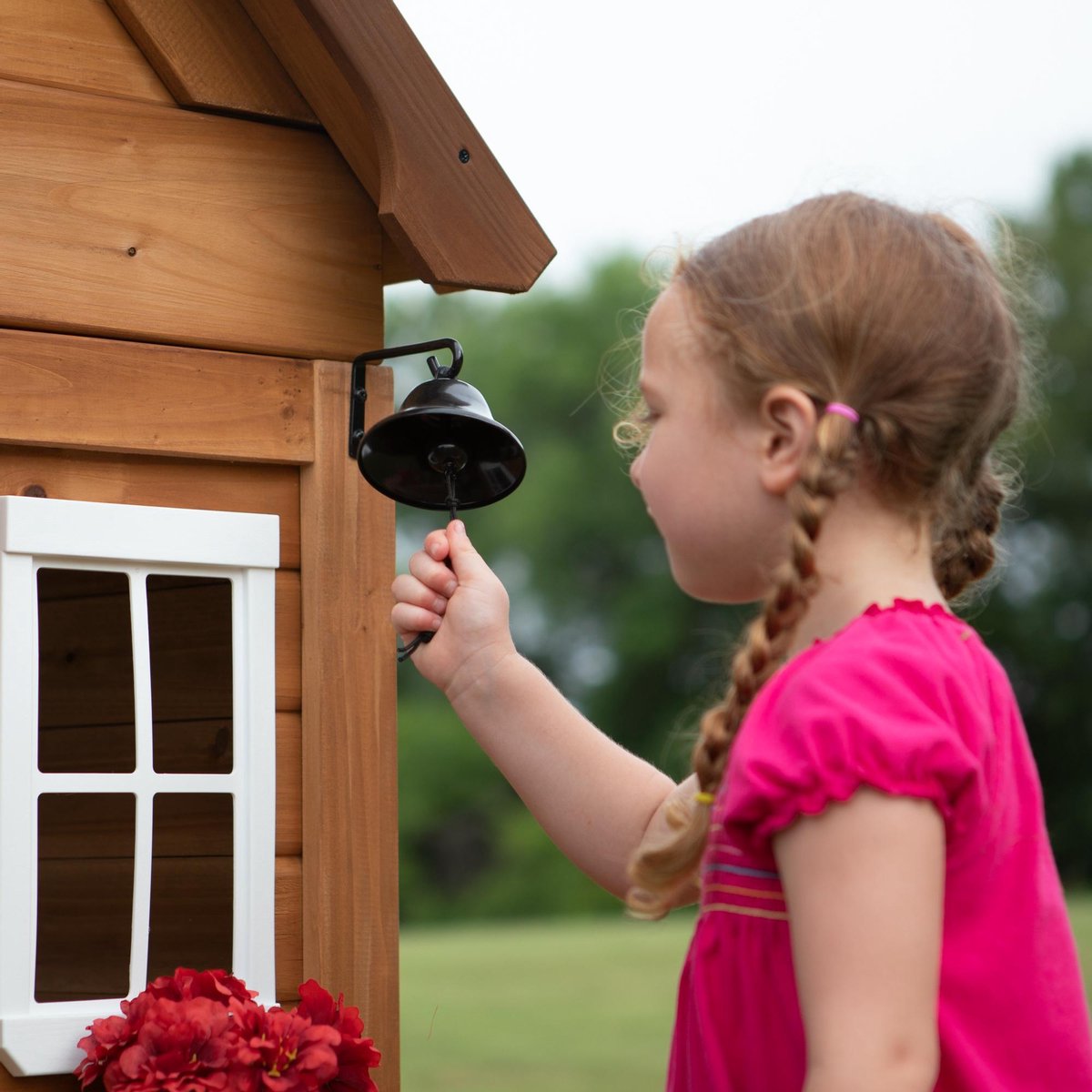 Backyard Discovery Aspen Houten Speelhuis - met Speelkeukentje, brievenbus en meer — afbeelding 9