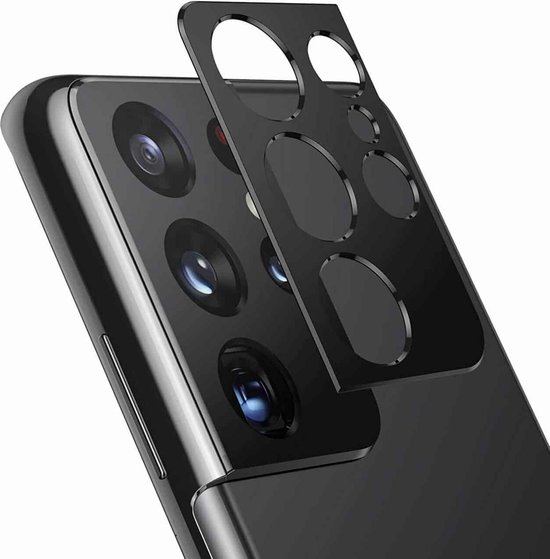 Fonu Camera Lens Protector Samsung S21 Ultra Zwart