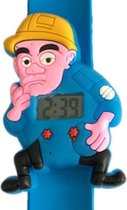 Bouwvakker horloge digitaal met slap on bandje