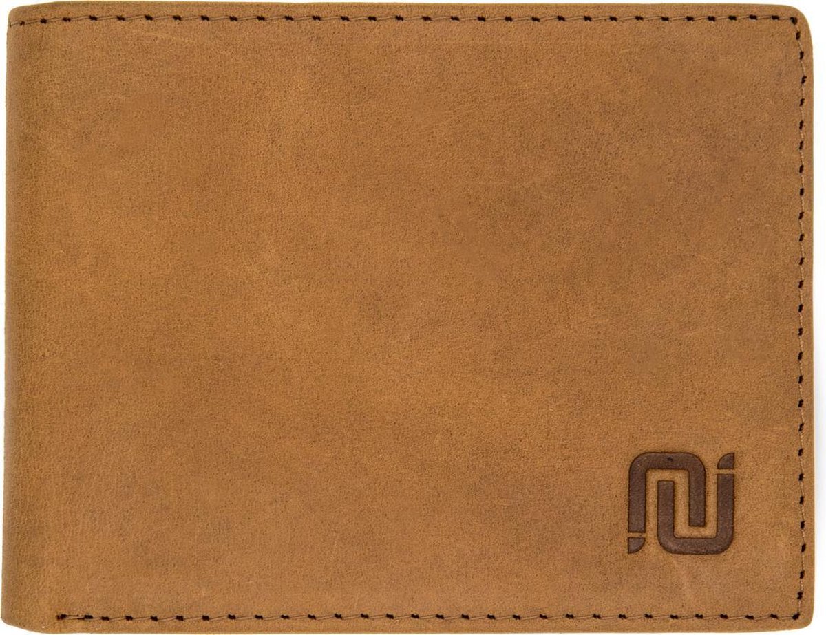 NEGOTIA Elite - Leren Portemonnee Heren - Pasjeshouder Mannen - 100% Luxe Top-Grain Leer - Bruin - NEGOTIA Leather