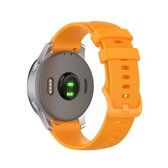 Voor Garmin siliconen smartwatch vervangende polsband, maat: 18 mm universeel (geel)