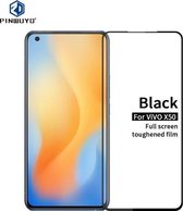 Voor Vivo X50 PINWUYO 9H 2.5D Volledig scherm gehard glasfilm (zwart)